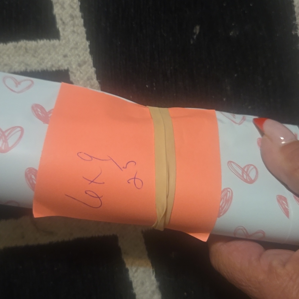 Pink Gray Polymailers Says Thank You Qty 25 6 X 9 - Picture 4 of 5